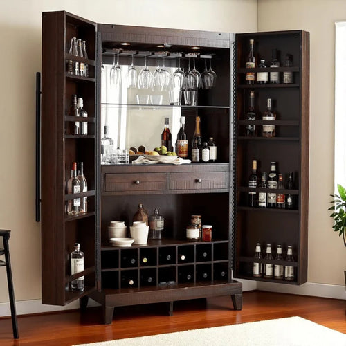 Coin Rush 4.0 Special - Handcrafted 100% Sheesham Maharéva Estate Bar Cabinet